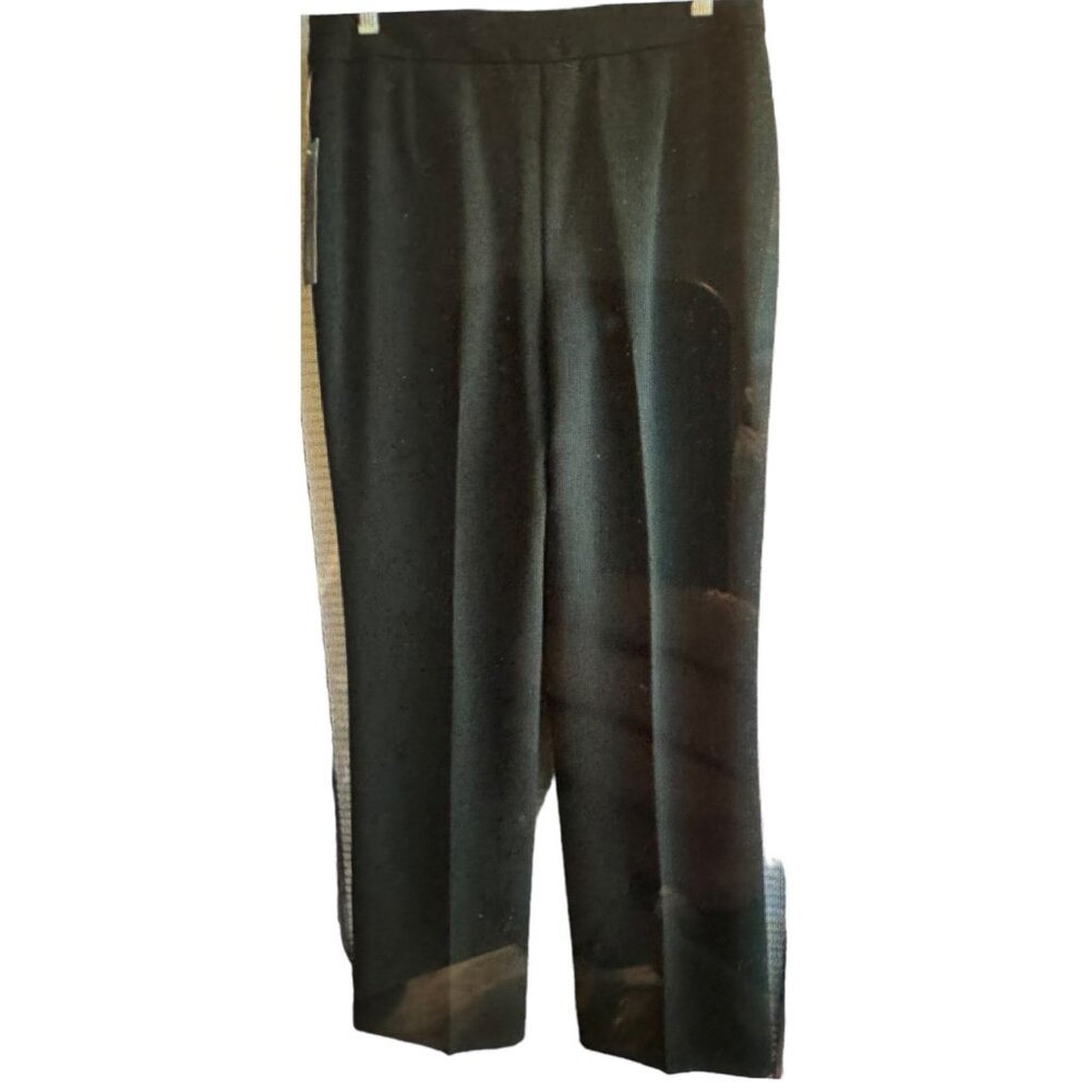 Jones NY Collection Heritage Pants Womens 4 Gray Lined Flat Career 31x33 NWT $99 - Picture 4 of 9